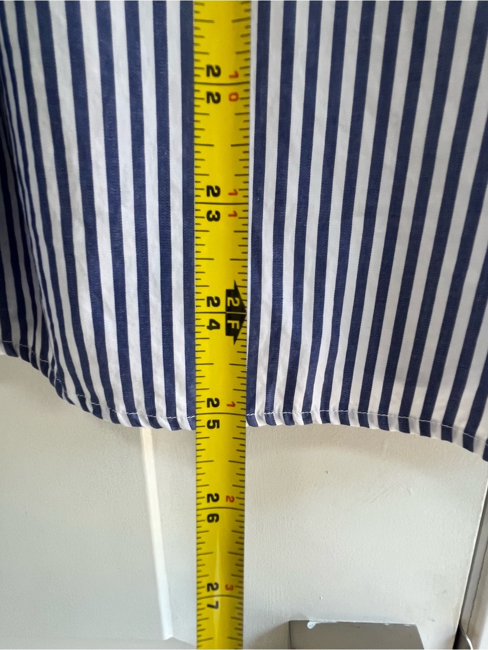 ✨J.McLaughlin Blue & White
Striped Nautical Tie-Cuff Blouse SZ M✨ - Picture 7 of 7